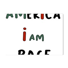 America  I Am Race Crystal Sticker (a4) by RiverRootz