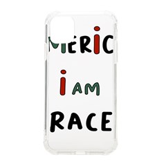 America  I Am Race Iphone 11 Tpu Uv Print Case