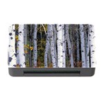 White Birch Trees Autumn Memory Card Reader with CF Front