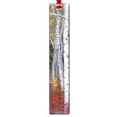 White Birch Trees Autumn Large Book Marks