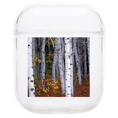 White Birch Trees Autumn Soft Tpu Airpods 1/2 Case by Perong