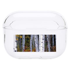 White Birch Trees Autumn Hard Pc Airpods Pro Case by Perong