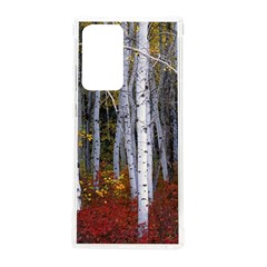 White Birch Trees Autumn Samsung Galaxy Note 20 Ultra Tpu Uv Case by Perong