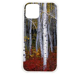 White Birch Trees Autumn Iphone 12 Pro Max Tpu Uv Print Case by Perong