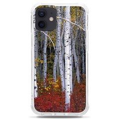 White Birch Trees Autumn Iphone 12 Mini Tpu Uv Print Case	 by Perong