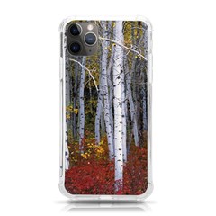 White Birch Trees Autumn Iphone 11 Pro Max 6 5 Inch Tpu Uv Print Case by Perong