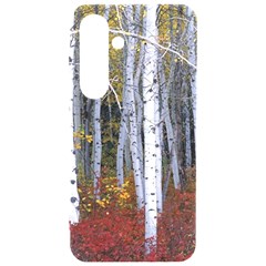 White Birch Trees Autumn Samsung Galaxy S24 6 2 Inch Black Tpu Uv Case by Perong