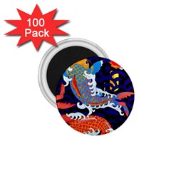 Koi Fish Traditional Japanese Art 1 75  Magnets (100 Pack)  by Perong