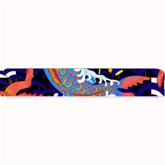 Koi Fish Traditional Japanese Art Small Bar Mat by Perong