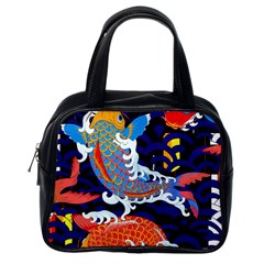 Koi Fish Traditional Japanese Art Classic Handbag (one Side) by Perong