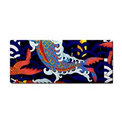 Koi Fish Traditional Japanese Art Hand Towel by Perong