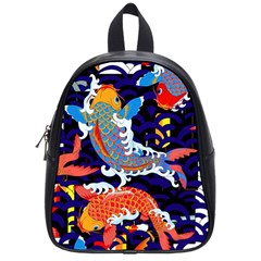 Koi Fish Traditional Japanese Art School Bag (small) by Perong