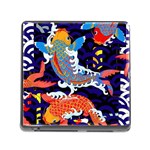 Koi Fish Traditional Japanese Art Memory Card Reader (Square 5 Slot) Front