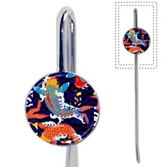 Koi Fish Traditional Japanese Art Book Mark by Perong