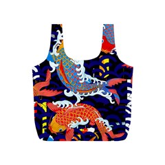 Koi Fish Traditional Japanese Art Full Print Recycle Bag (s) by Perong