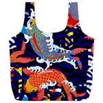 Koi Fish Traditional Japanese Art Full Print Recycle Bag (XXL) Front