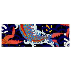 Koi Fish Traditional Japanese Art Banner And Sign 12  X 4  by Perong