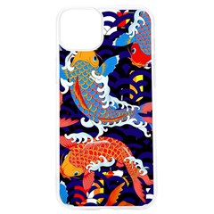 Koi Fish Traditional Japanese Art Iphone 15 Pro Tpu Uv Print Case