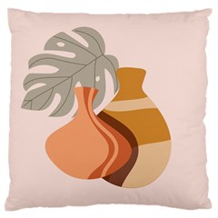 Vases Art Plant Boho Bohemian Standard Premium Plush Fleece Cushion Case (one Side) by Perong