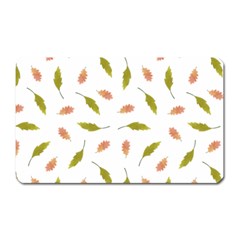 Leaves Pattern Seamless Texture Magnet (rectangular) by Perong