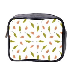 Leaves Pattern Seamless Texture Mini Toiletries Bag (two Sides) by Perong