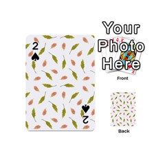 Leaves Pattern Seamless Texture Playing Cards 54 Designs (mini)