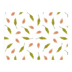 Leaves Pattern Seamless Texture Two Sides Premium Plush Fleece Blanket (mini) by Perong