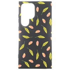 Leaves Pattern Seamless Texture Samsung Galaxy S24 Ultra 6 9 Inch Black Tpu Uv Case by Perong