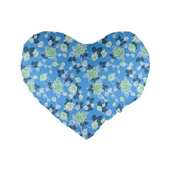 Pattern Texture Seamless Design Standard 16  Premium Heart Shape Cushions