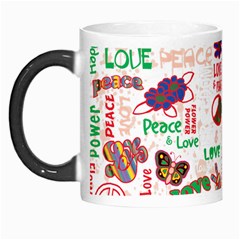 Power Love Pattern Texture Seamless Peace Morph Mug by Perong