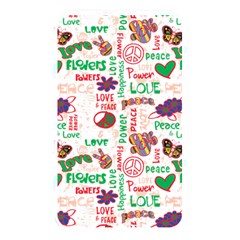 Power Love Pattern Texture Seamless Peace Memory Card Reader (Rectangular)