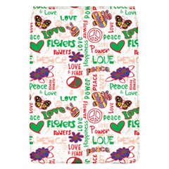 Power Love Pattern Texture Seamless Peace Removable Flap Cover (l) by Perong