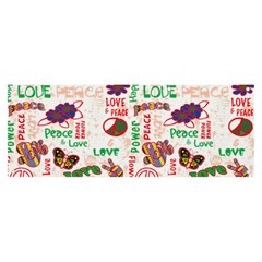 Power Love Pattern Texture Seamless Peace Banner And Sign 8  X 3  by Perong