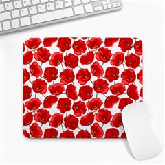 Flower Poppies Plant Petal Large Mousepad by Perong