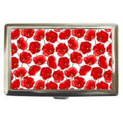 Flower Poppies Plant Petal Cigarette Money Case by Perong