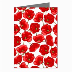 Flower Poppies Plant Petal Greeting Cards (pkg Of 8) by Perong