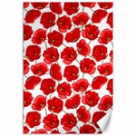 Flower Poppies Plant Petal Canvas 12  x 18  11.88 x17.36  Canvas - 1