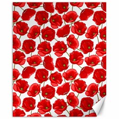 Flower Poppies Plant Petal Canvas 16  X 20  by Perong