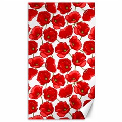 Flower Poppies Plant Petal Canvas 40  X 72  by Perong