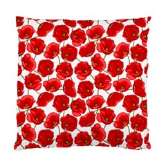 Flower Poppies Plant Petal Standard Cushion Case (two Sides) by Perong