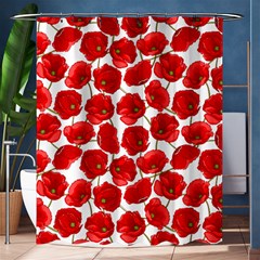 Flower Poppies Plant Petal Shower Curtain 60  X 72  (medium)  by Perong