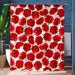 Flower Poppies Plant Petal Shower Curtain 60  x 72  (Medium)  60 x72  Curtain