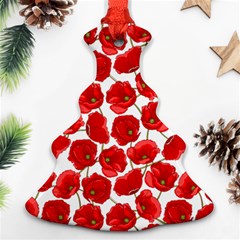 Flower Poppies Plant Petal Ornament (christmas Tree) 