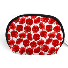 Flower Poppies Plant Petal Accessory Pouch (medium) by Perong