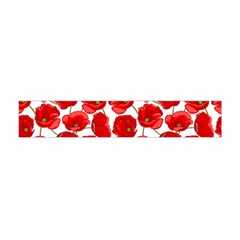 Flower Poppies Plant Petal Premium Plush Fleece Scarf (mini) by Perong