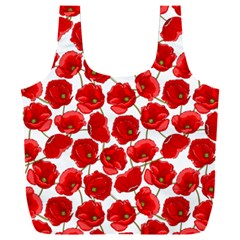 Flower Poppies Plant Petal Full Print Recycle Bag (xxl) by Perong