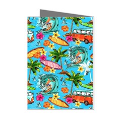 Summer Pattern Seamless Mini Greeting Cards (pkg Of 8)