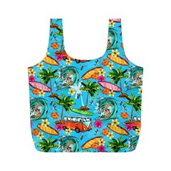 Summer Pattern Seamless Full Print Recycle Bag (m) by Perong