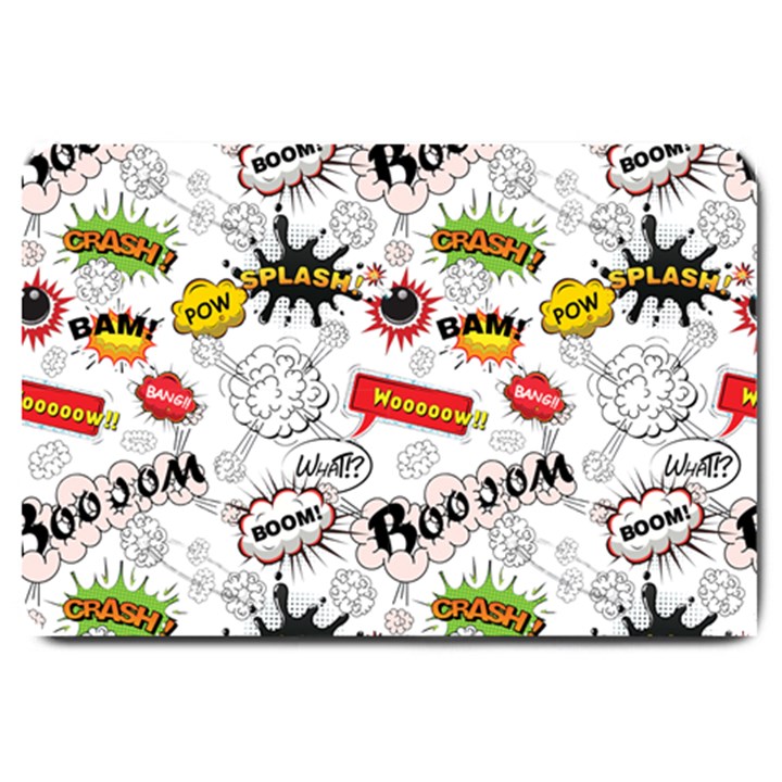 Pattern Seamless Texture Cartoon Large Doormat