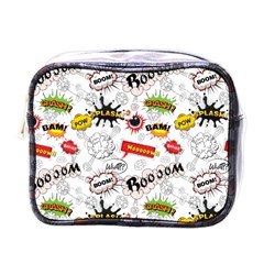 Pattern Seamless Texture Cartoon Mini Toiletries Bag (one Side) by Perong